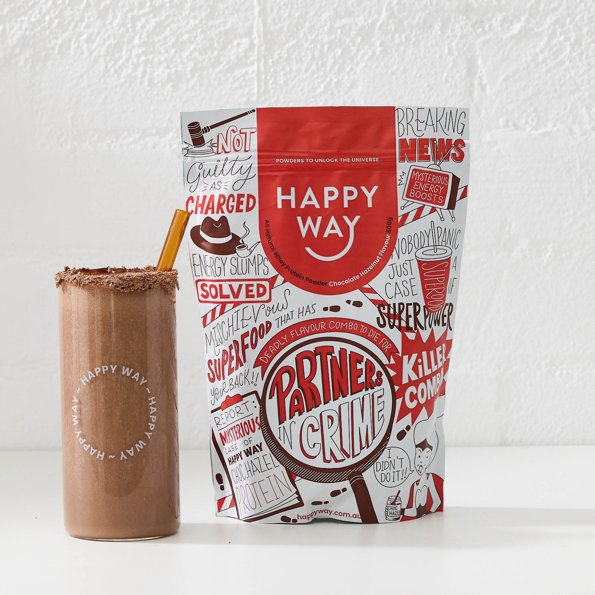 Chocolate Hazelnut Whey Protein Powder 500g - Image 5