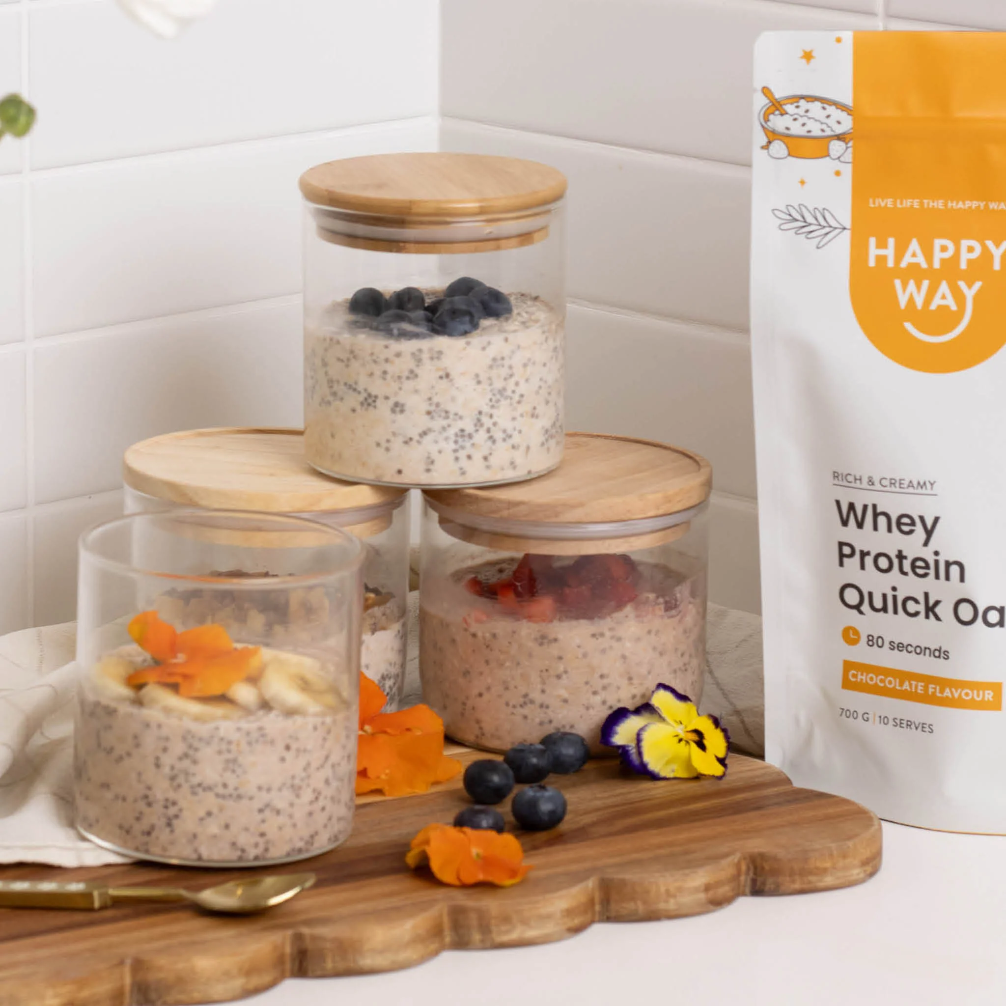 Chocolate Whey Protein Quick Oats - Image 3