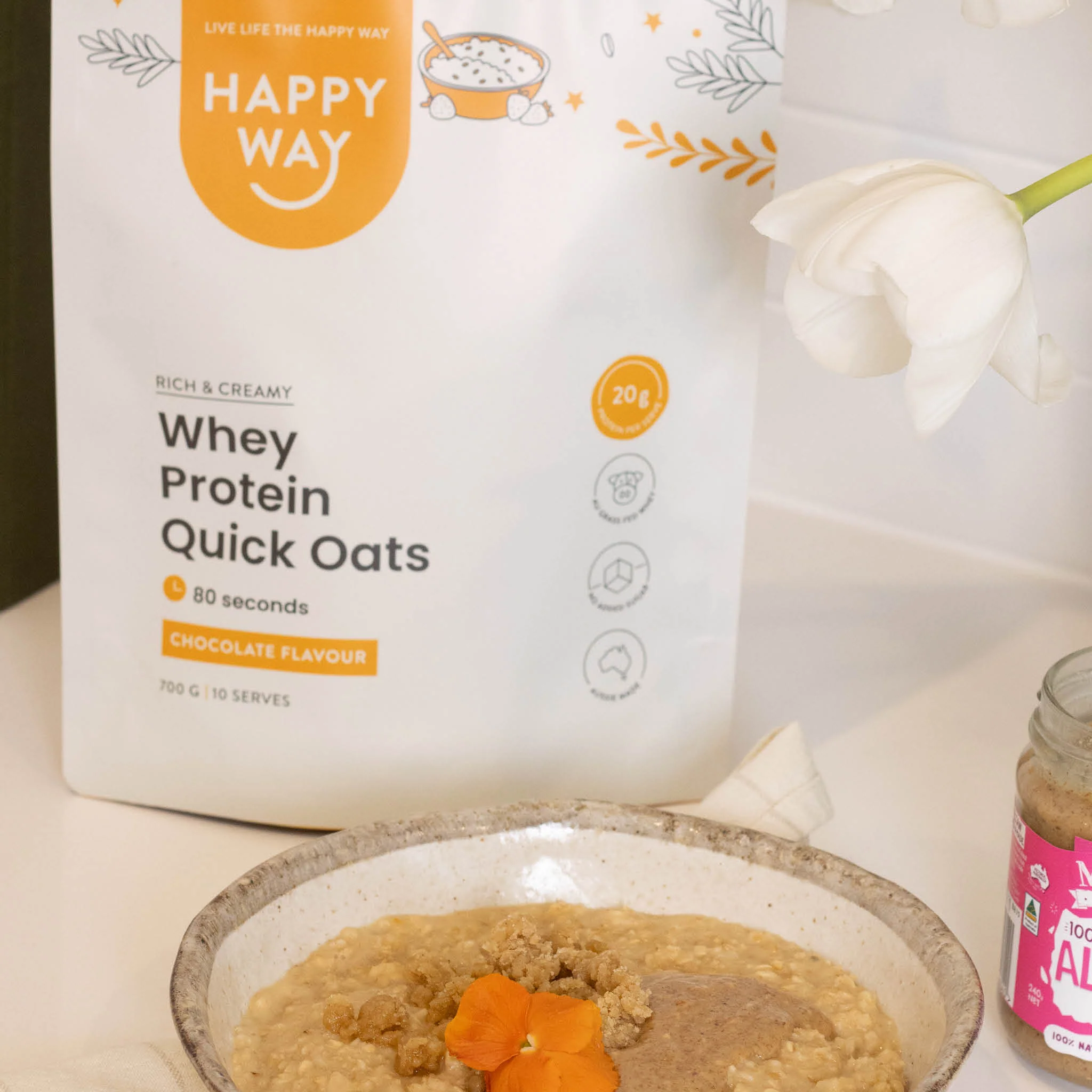 Chocolate Whey Protein Quick Oats - Image 4