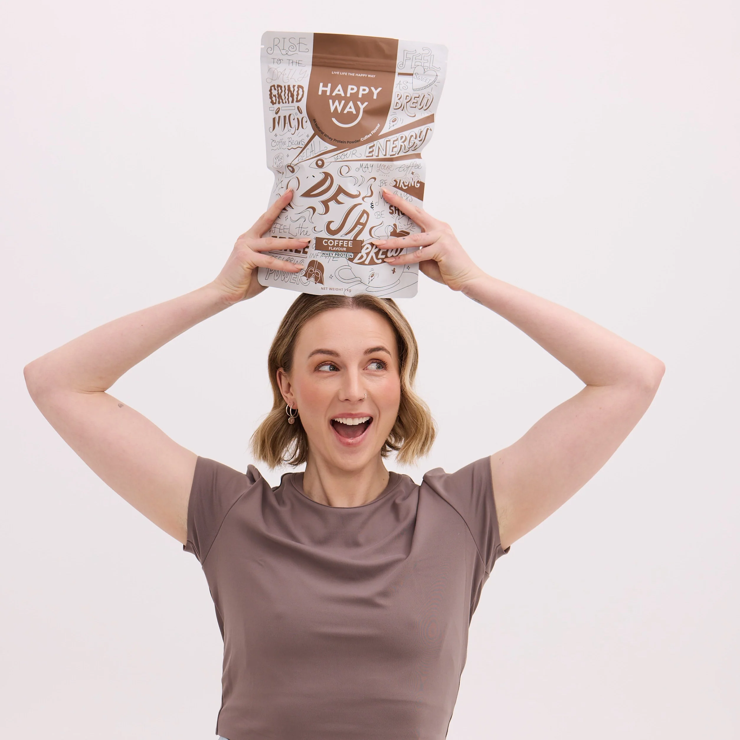 Deja Brew Coffee Whey Protein Powder 500g - Image 3