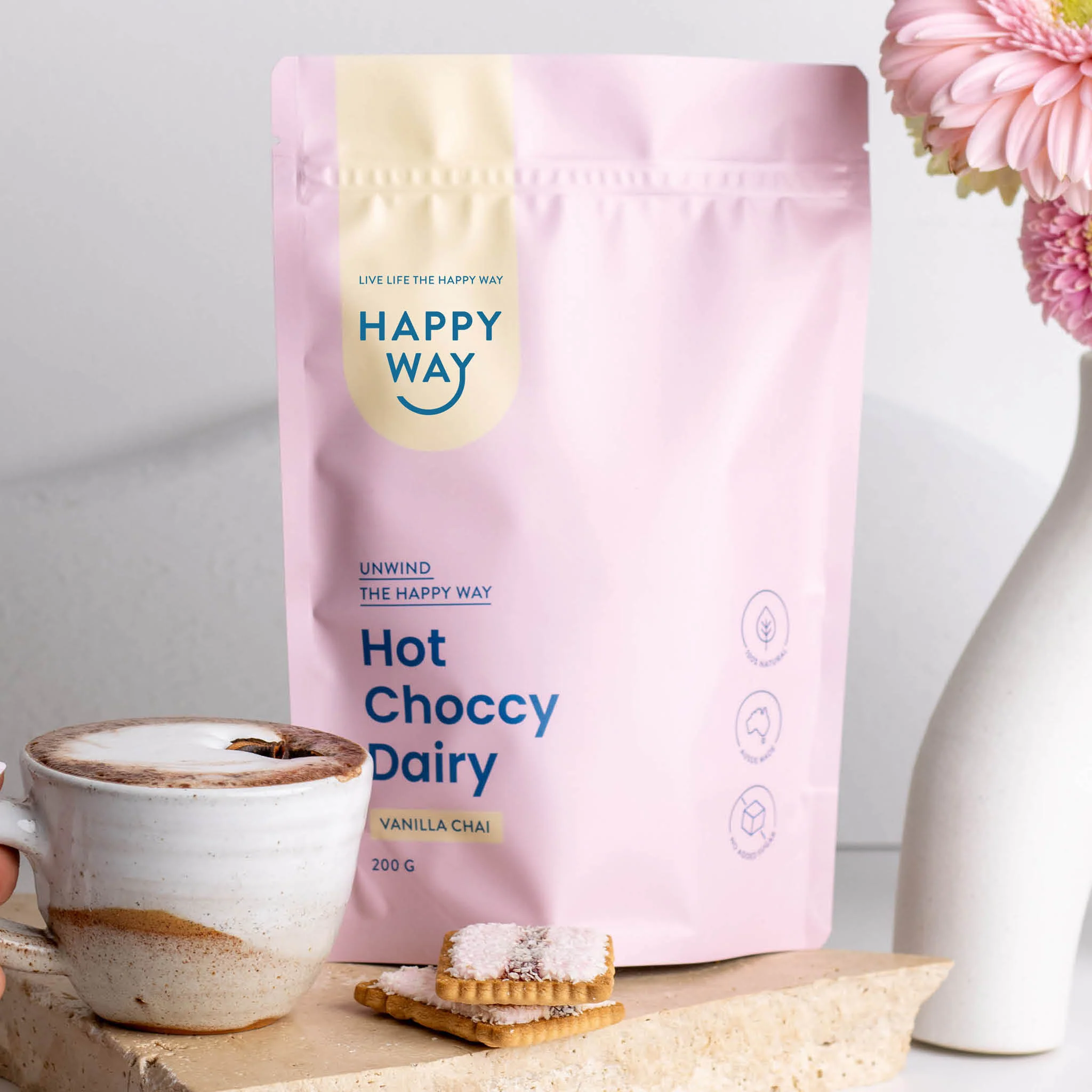 Vanilla Chai Hot Choccy Dairy 200g - Image 3