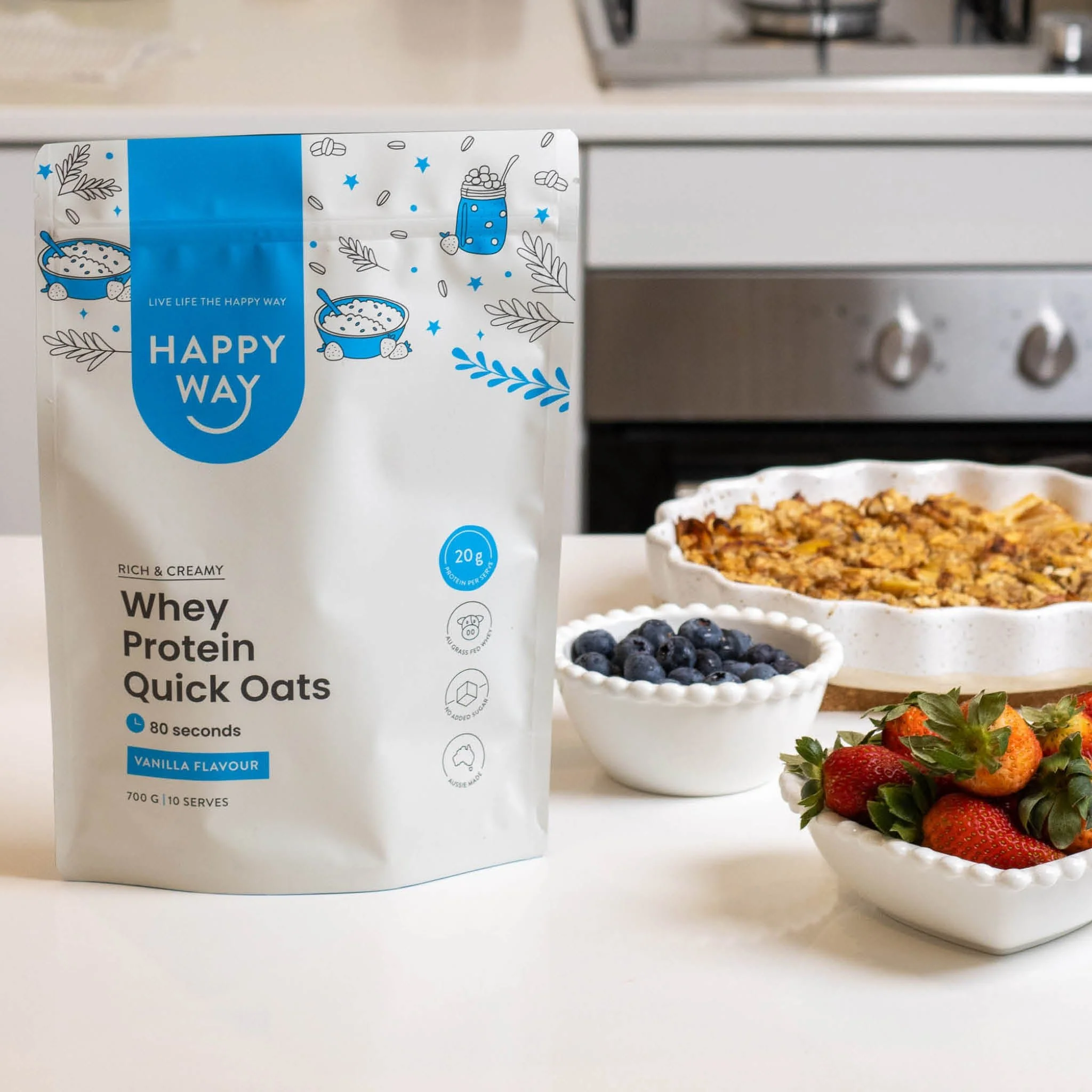 Vanilla Whey Protein Quick Oats - Image 4
